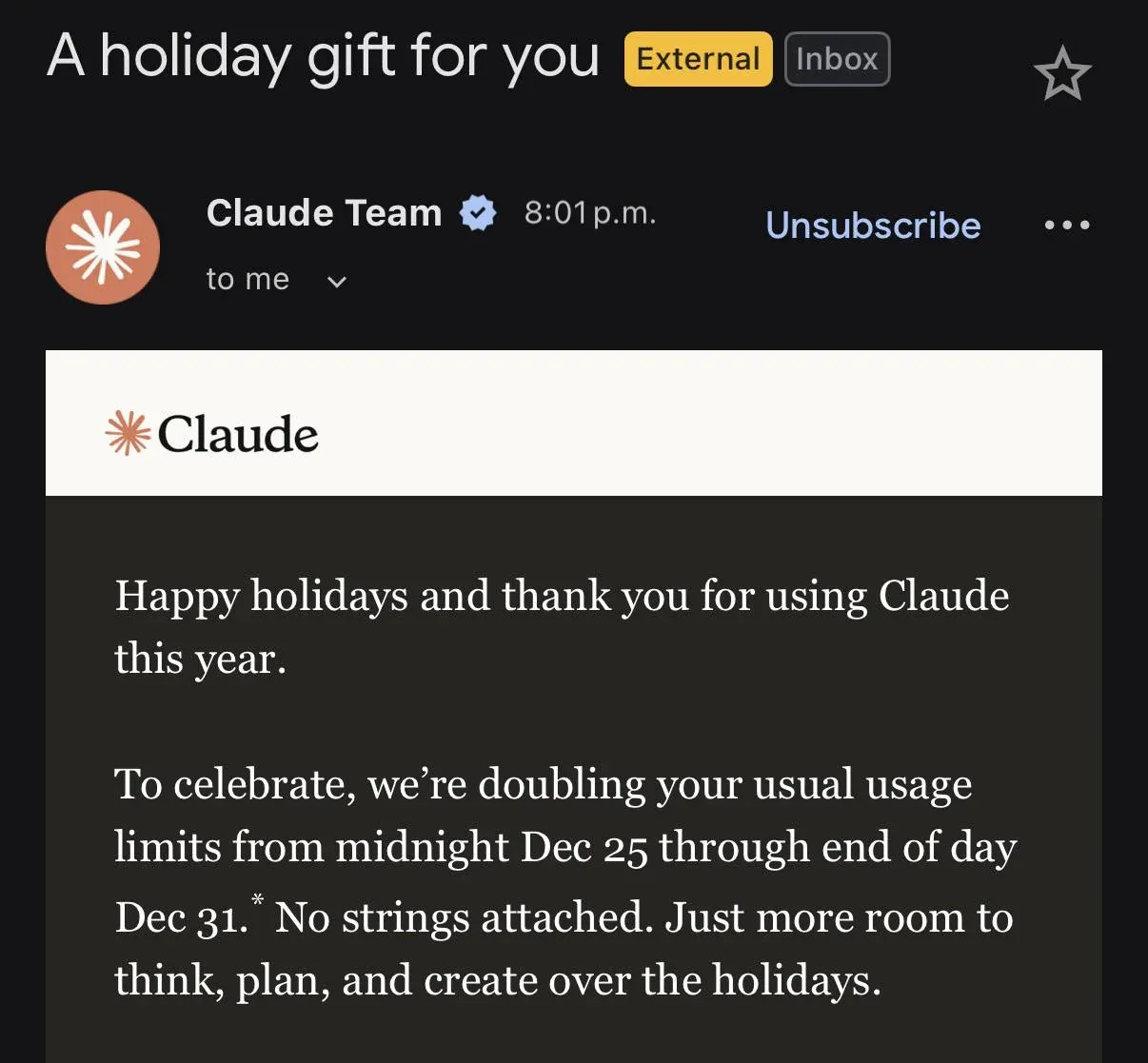 Claude额度翻倍