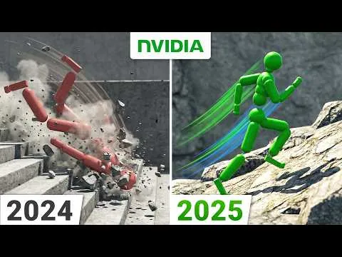 NVIDIA’s AI Learns To Walk…Painfully