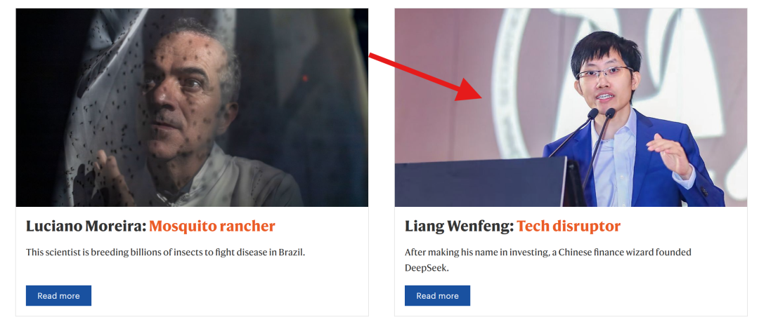 梁文锋，Nature全球年度十大科学人物