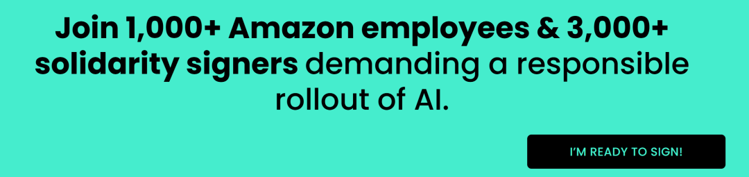 1000+ 员工“联名反抗”，狠批公司 AI 战略将“毁掉民主、就业和地球”，亚马逊火速否认