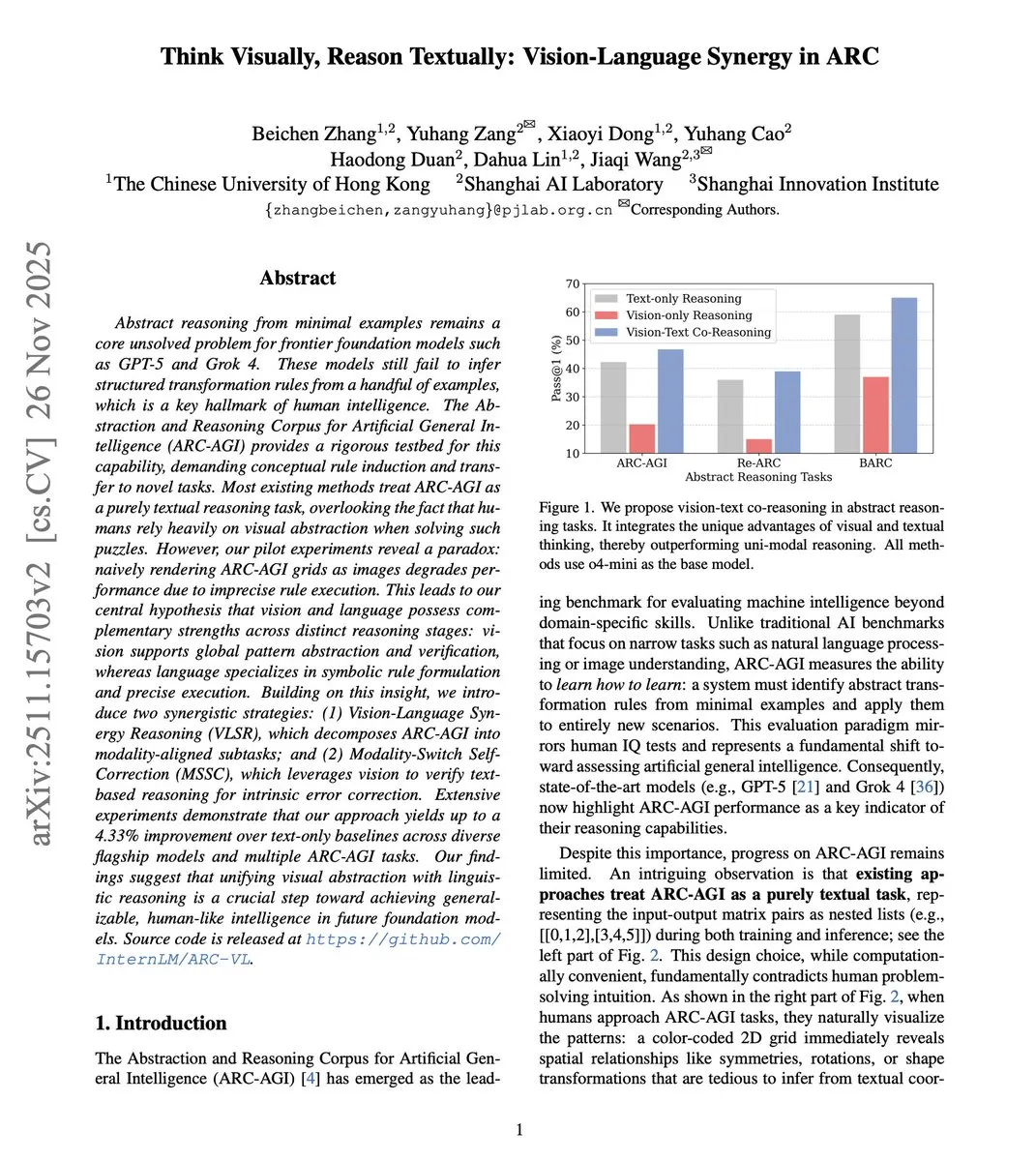 视觉-语言协同推理提升抽象能力