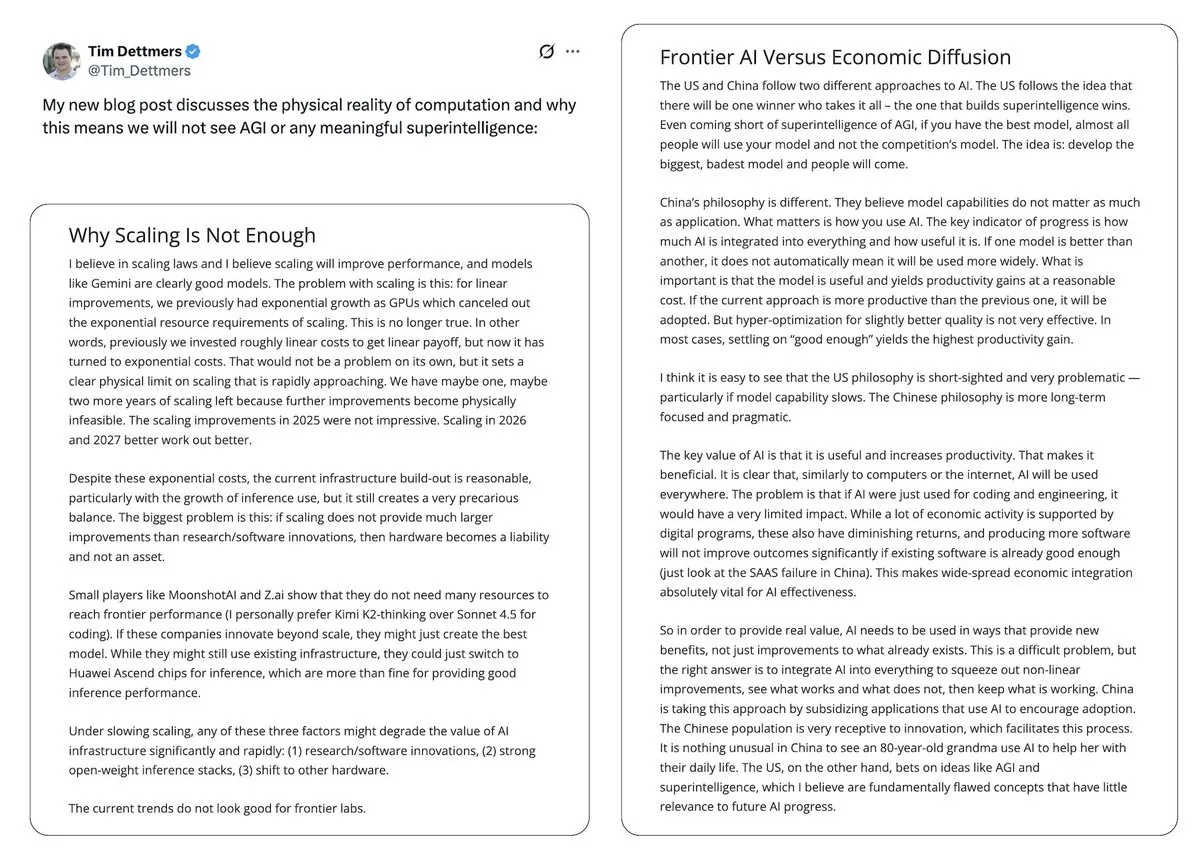 AI泡沫与AGI前景的争议