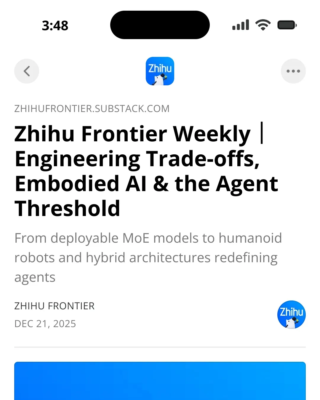 ZhihuFrontier