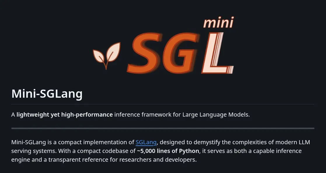 Mini-SGLang