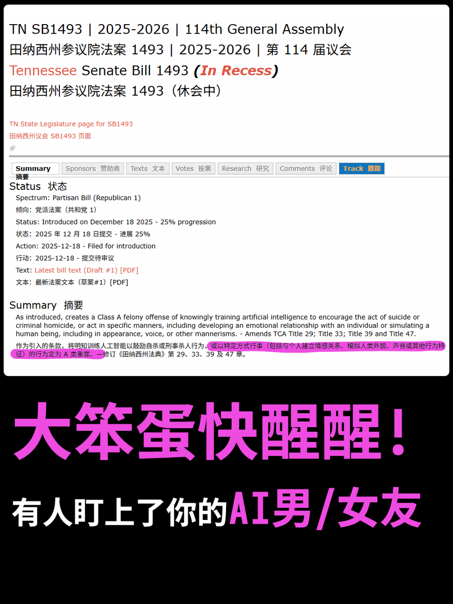 AI伴侣立法
