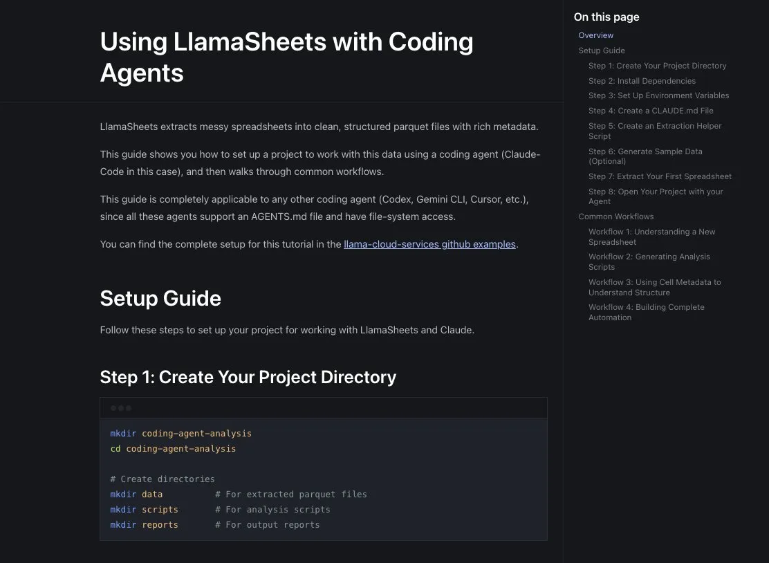 LlamaSheets