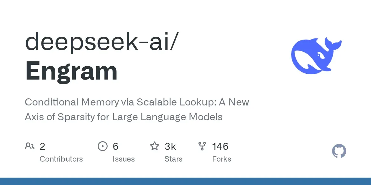 DeepSeek 发布 Engram 架构