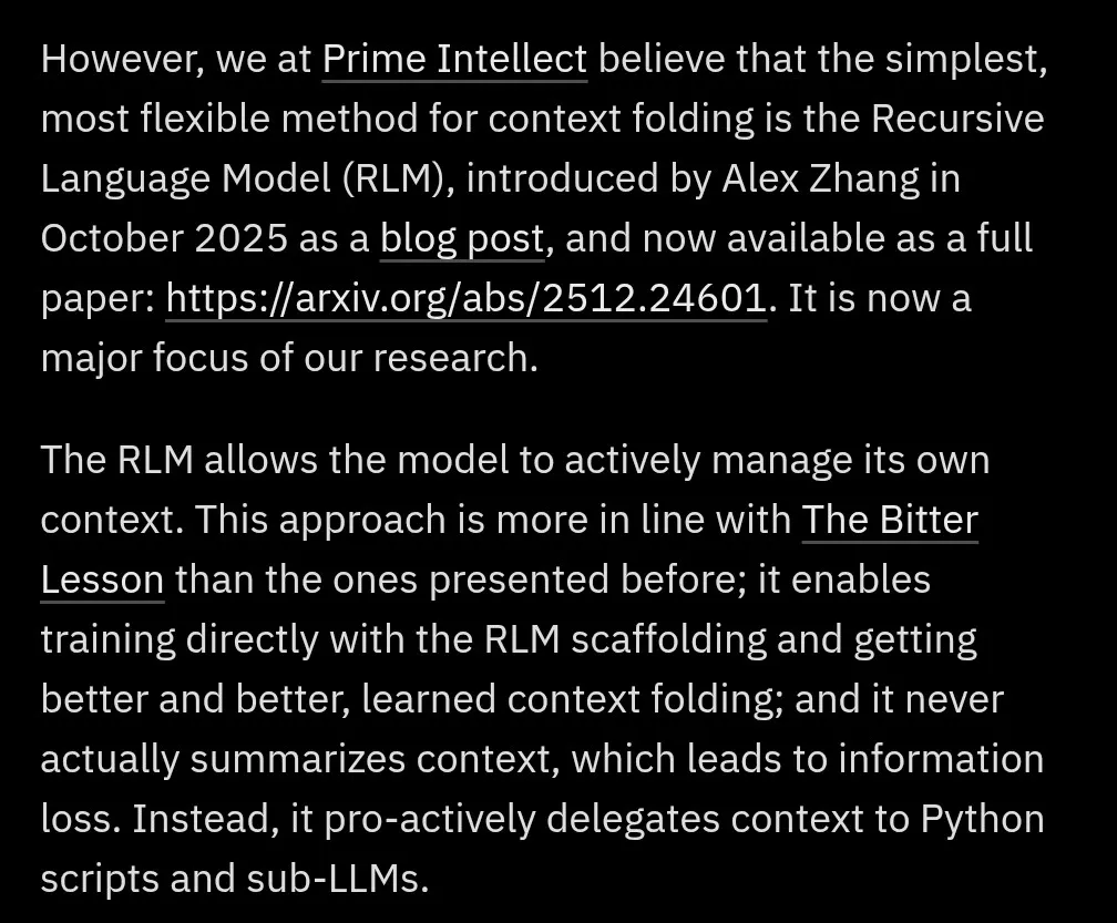 递归语言模型RLM