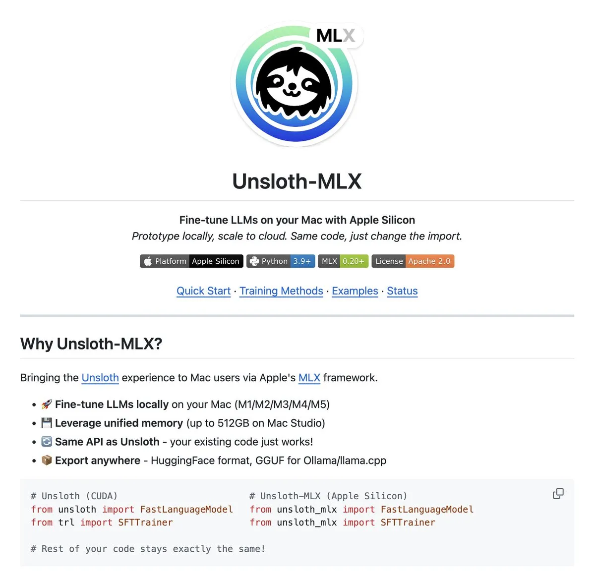 Unsloth-MLX界面