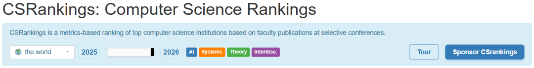 CSRankings