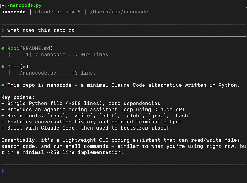Nanocode