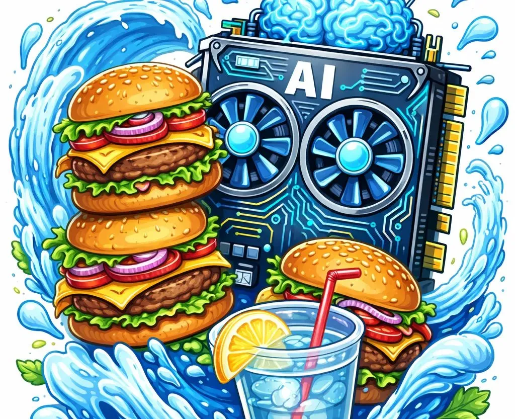 AI 能源消耗对比“汉堡店”引发环保争议