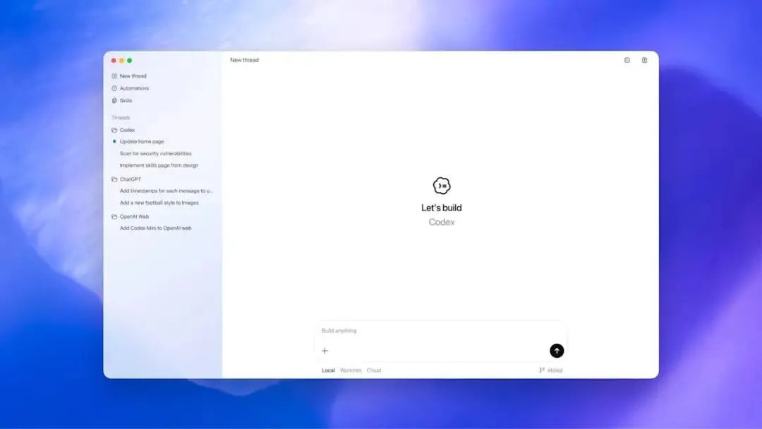 OpenAI 发布桌面版 CodeX