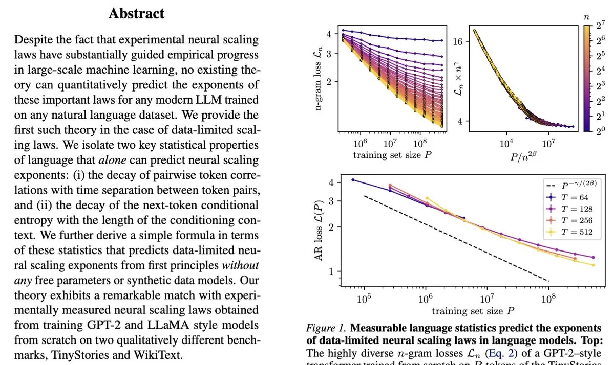 신경망 Scaling Law의 새로운 해석