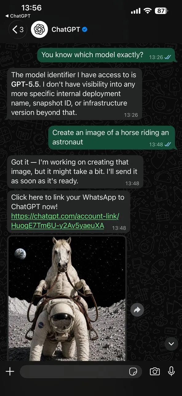欧盟反垄断施压下ChatGPT重返欧洲WhatsApp