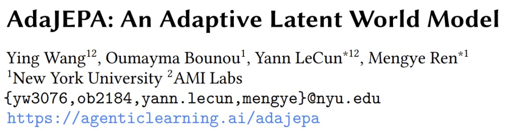 AdaJEPA