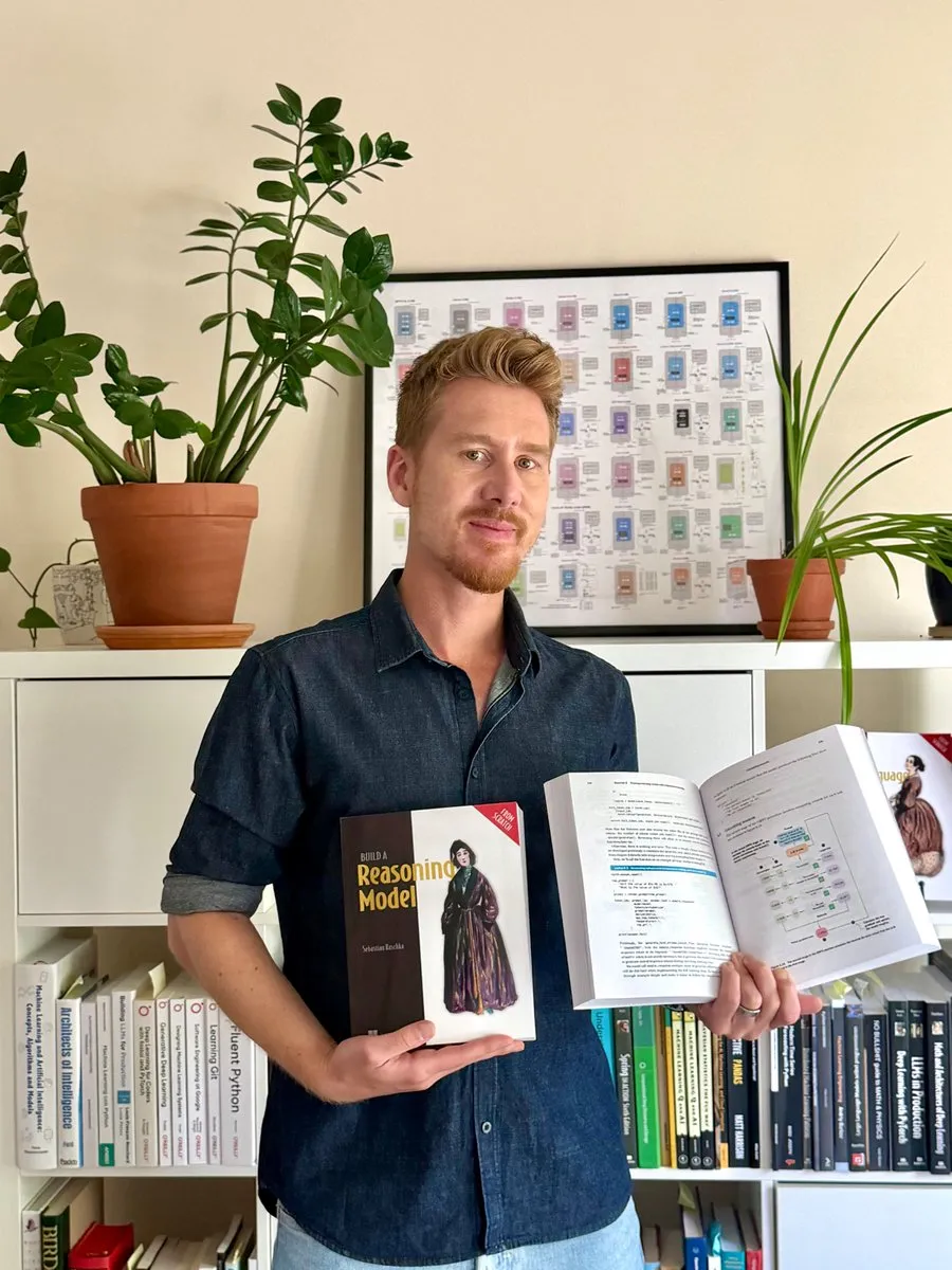 Sebastian Raschka新书《从头构建推理模型》正式出版