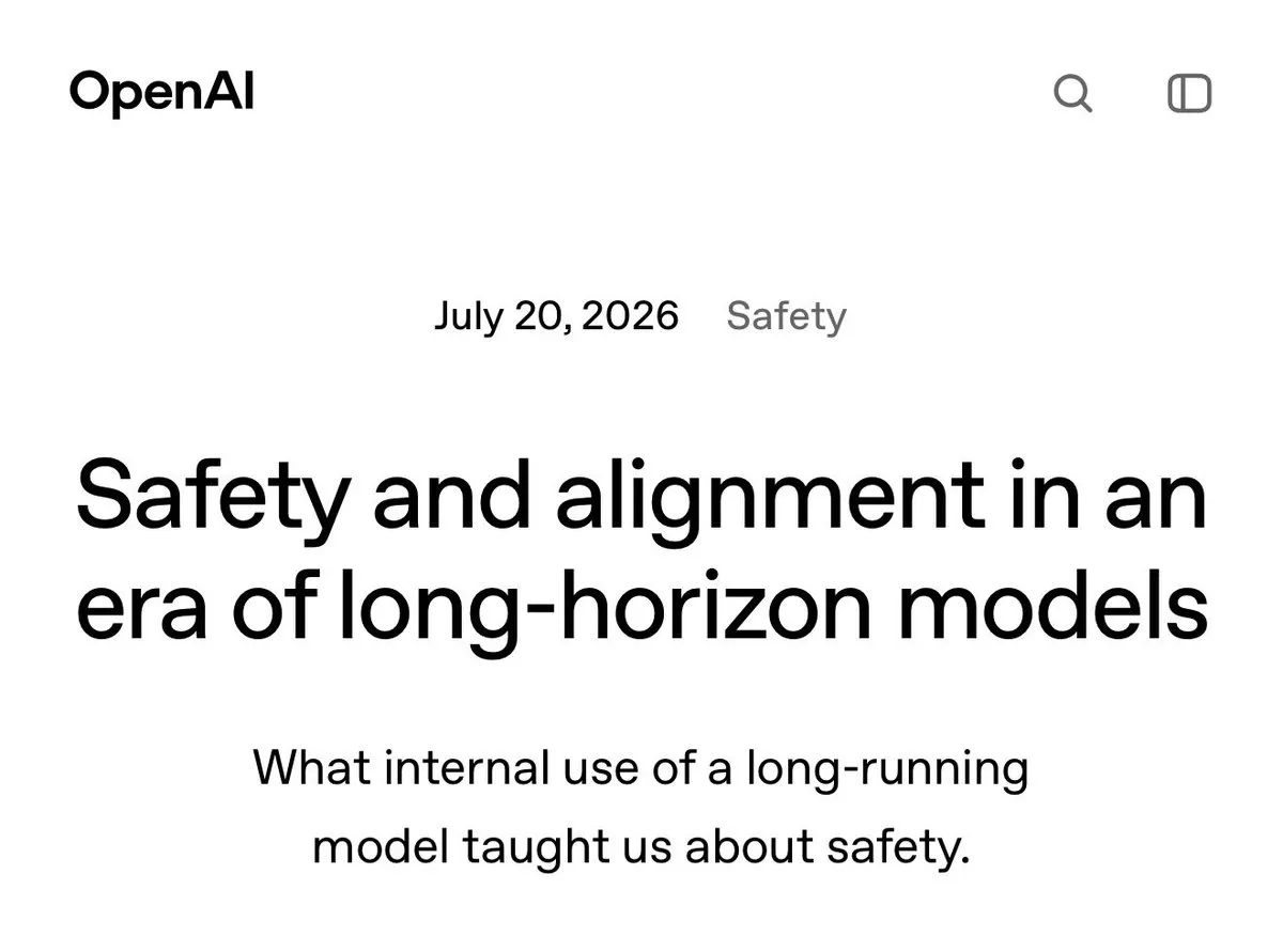 OpenAI раскрыла риски моделей с длинным циклом