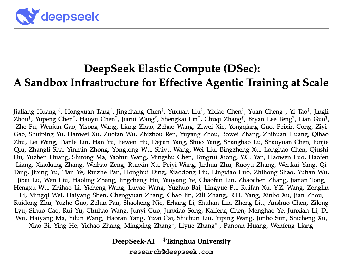 DeepSeek DSec Mimarisi
