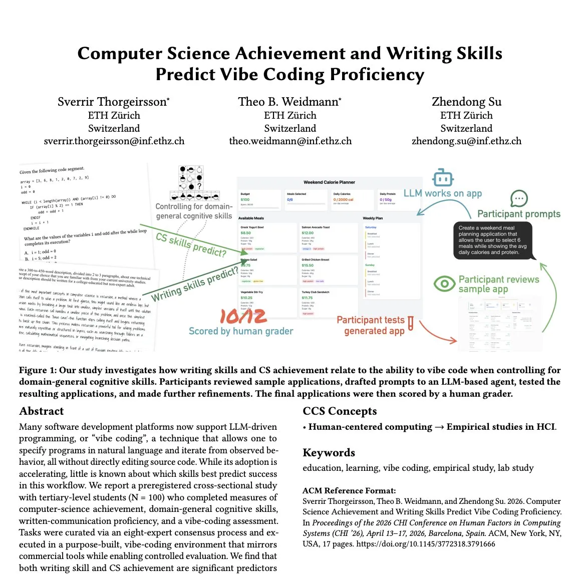 ETH Zurich Vibe Coding实证研究