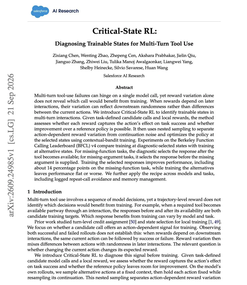 Critical-State RL