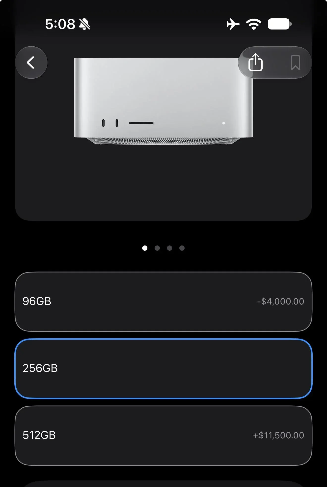 苹果M5 Ultra版Mac Studio起售价超2.2万美元