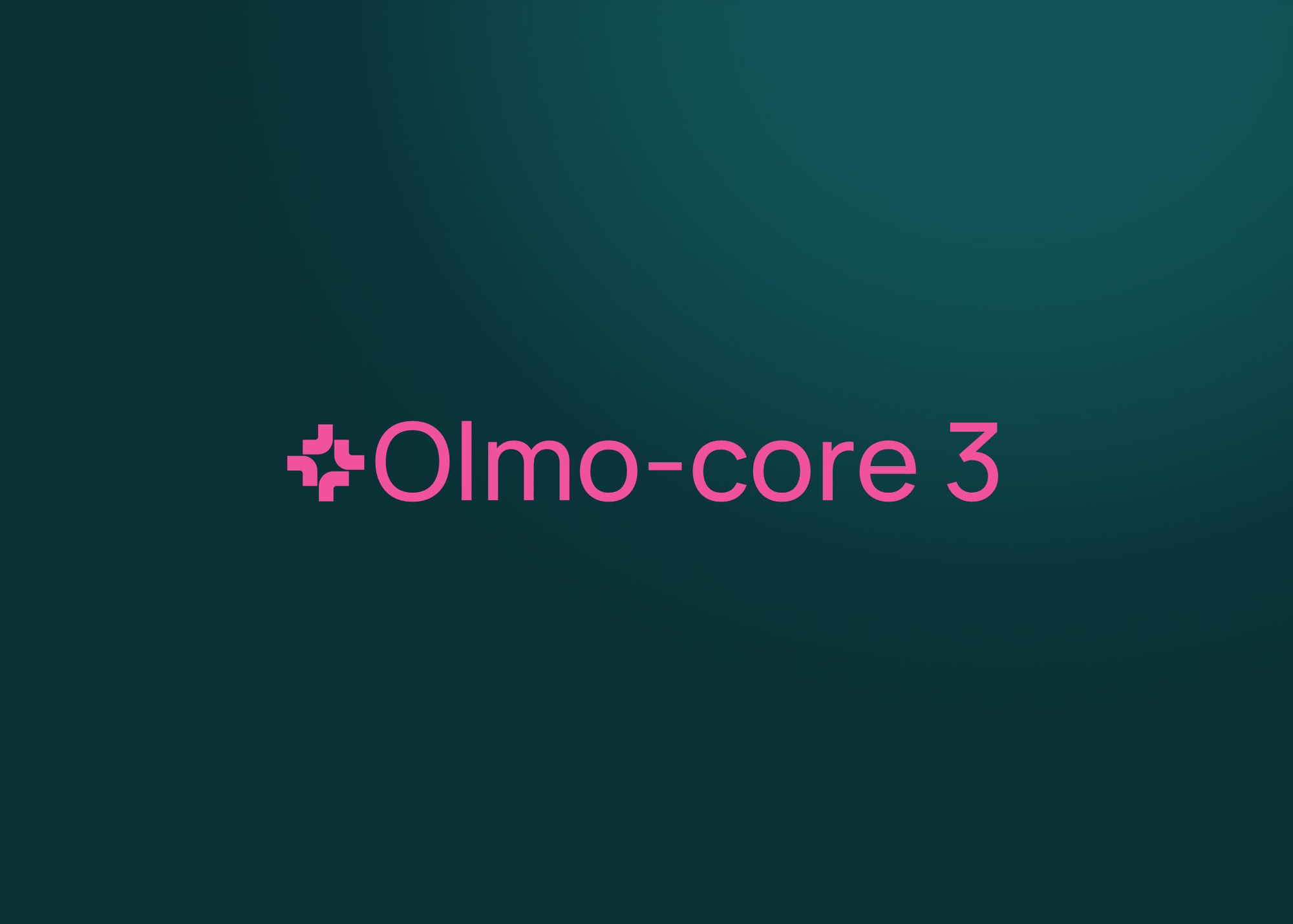 Olmo-core 3发布